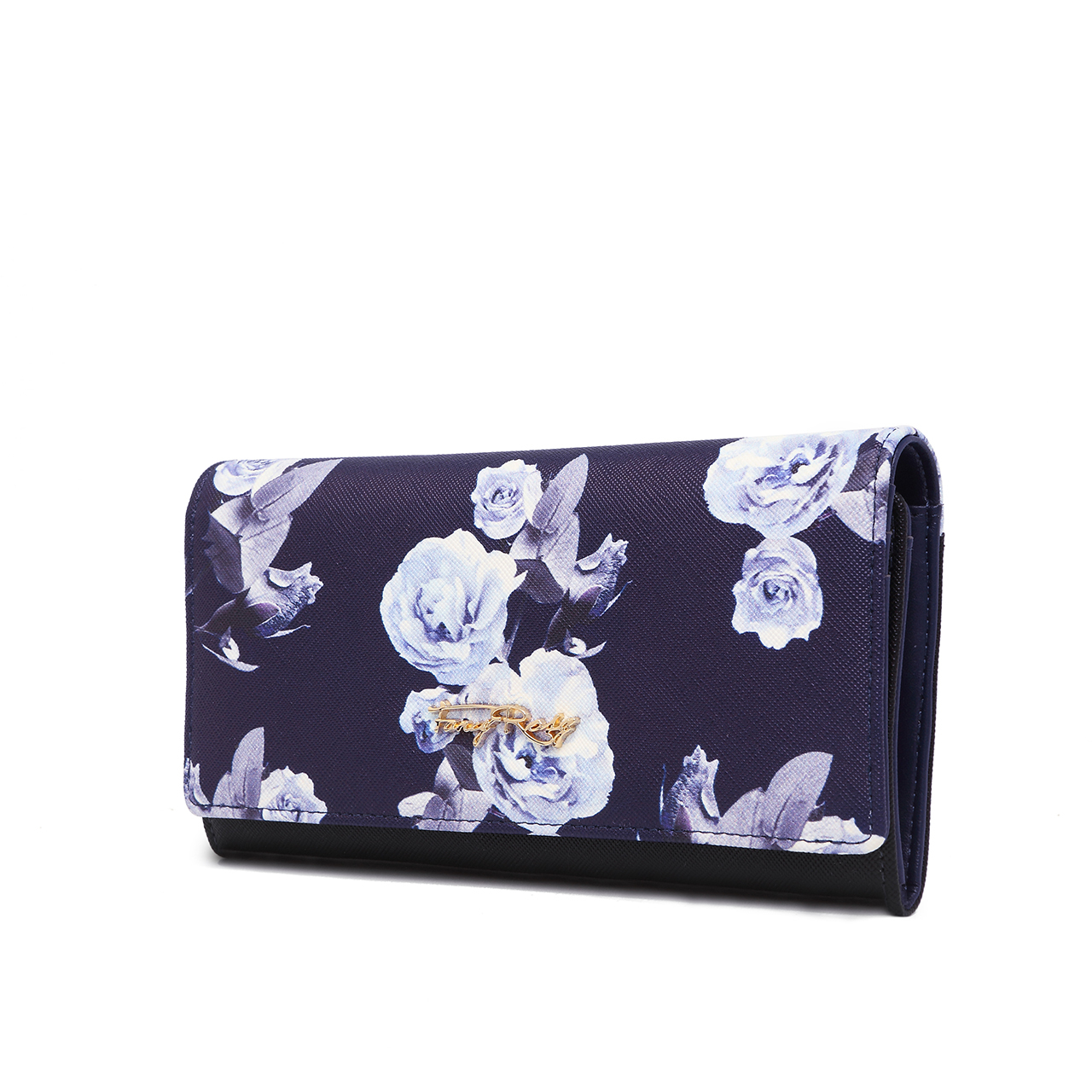 Fancy Romance Printed Long Fold Wallet
