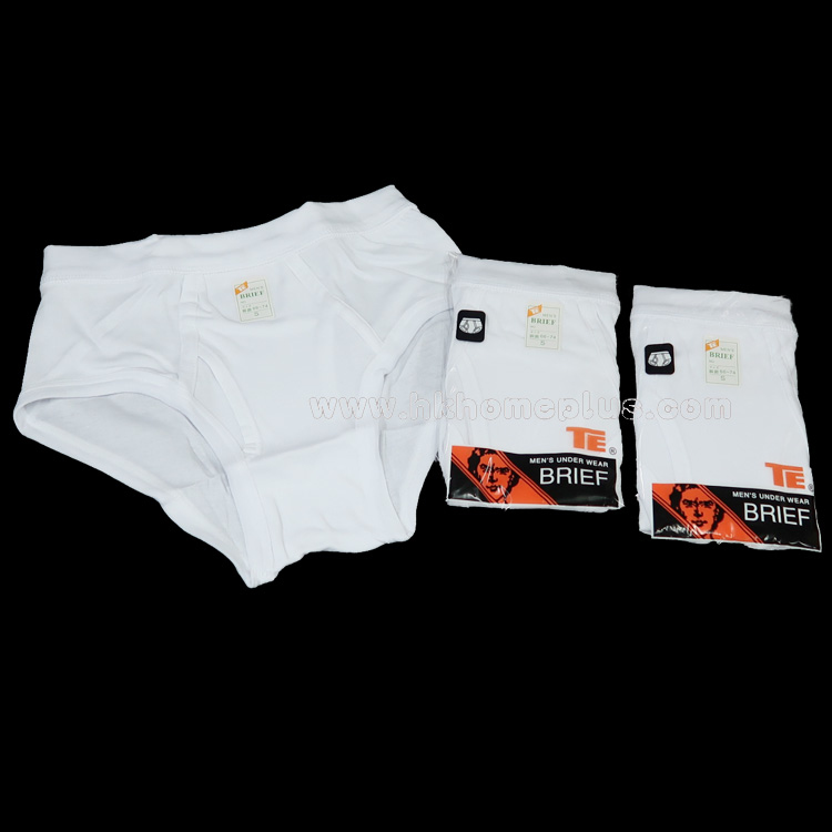 3條裝 TE牌: 男裝純色三角褲 (S-XXL碼)
