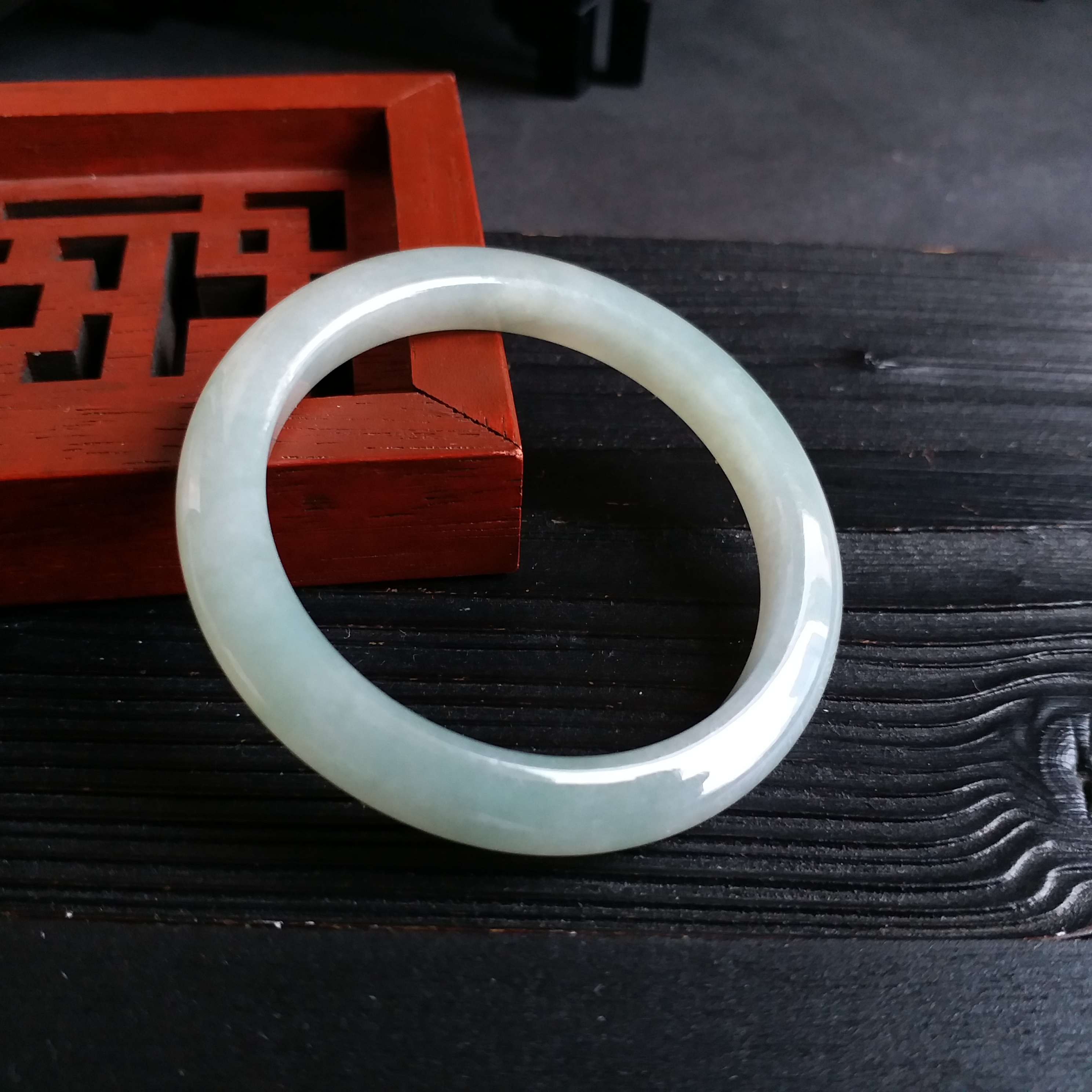 J1226 冰糯BB玉鐲 41.8mm