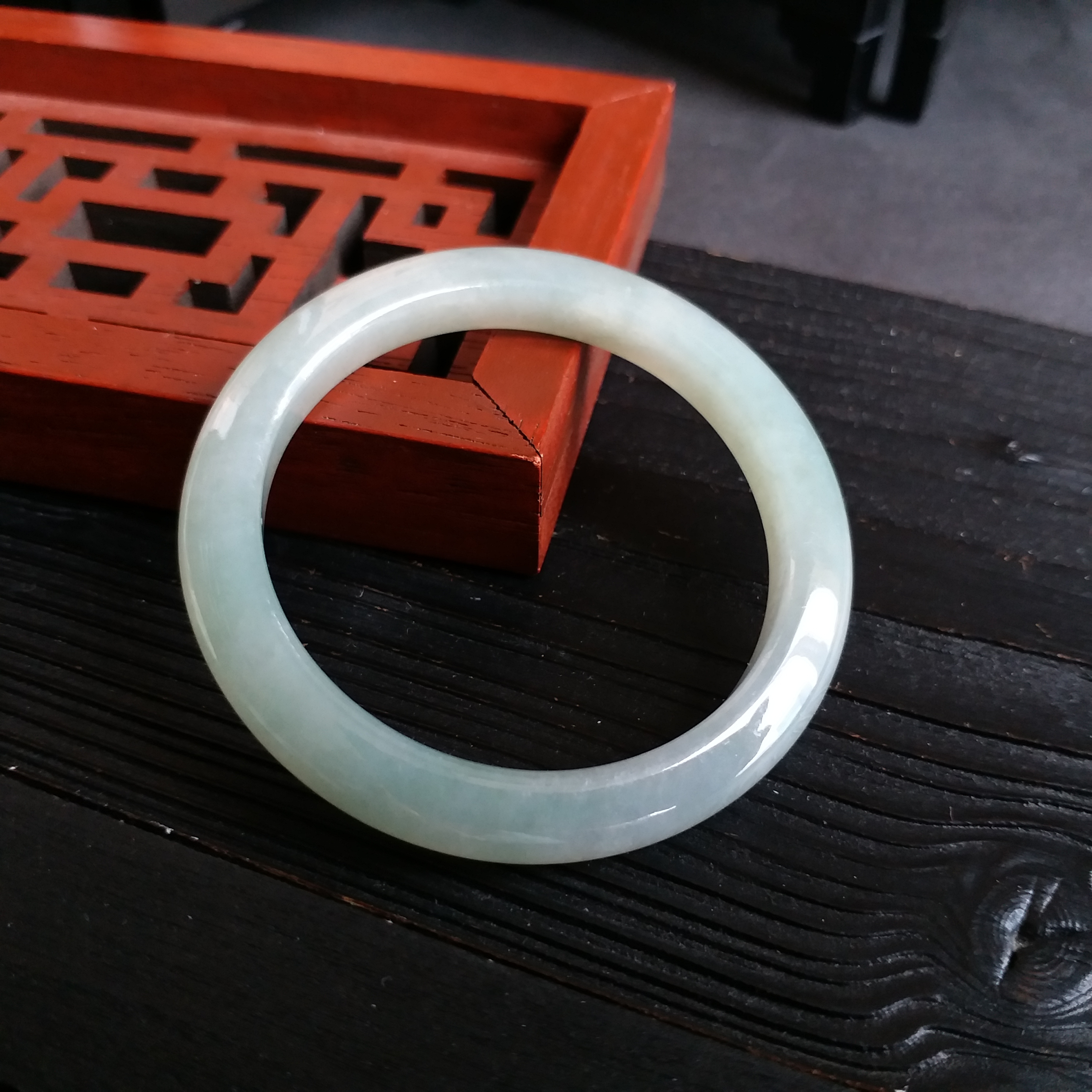 J1226 冰糯BB玉鐲 41.8mm