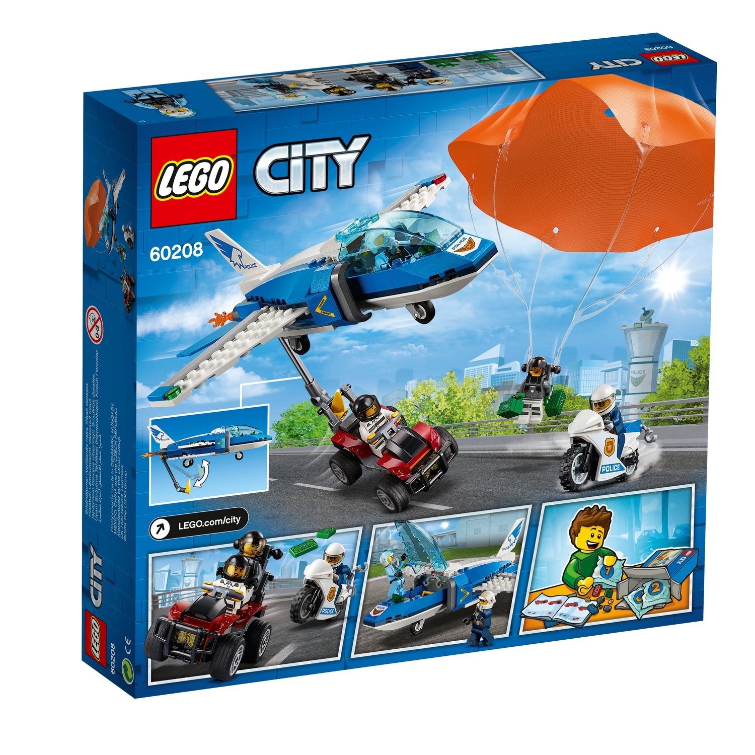 LEGO 60208 SKY POLICE PARACHUTE ARREST