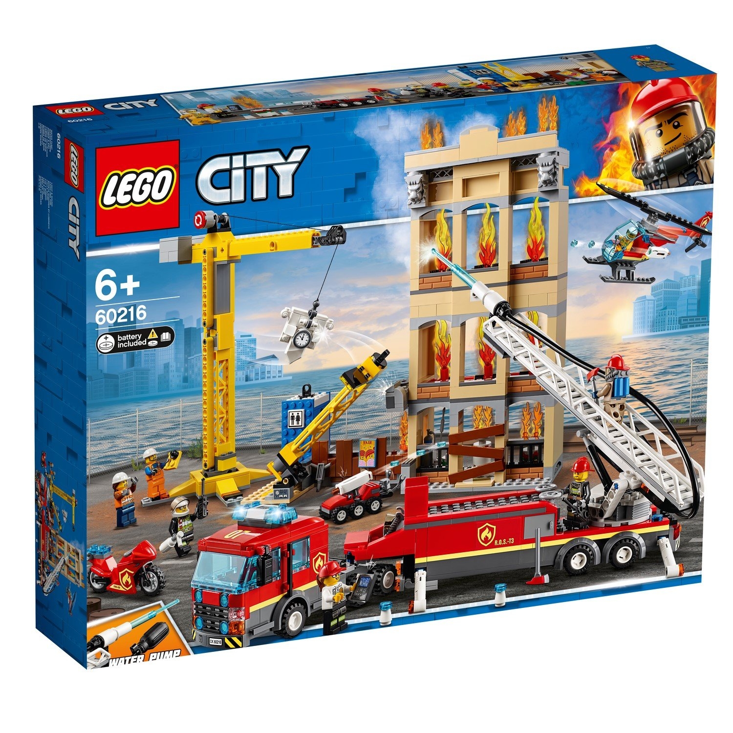 LEGO 60216 Downtown Fire Brigade 城市消防總隊 (City)