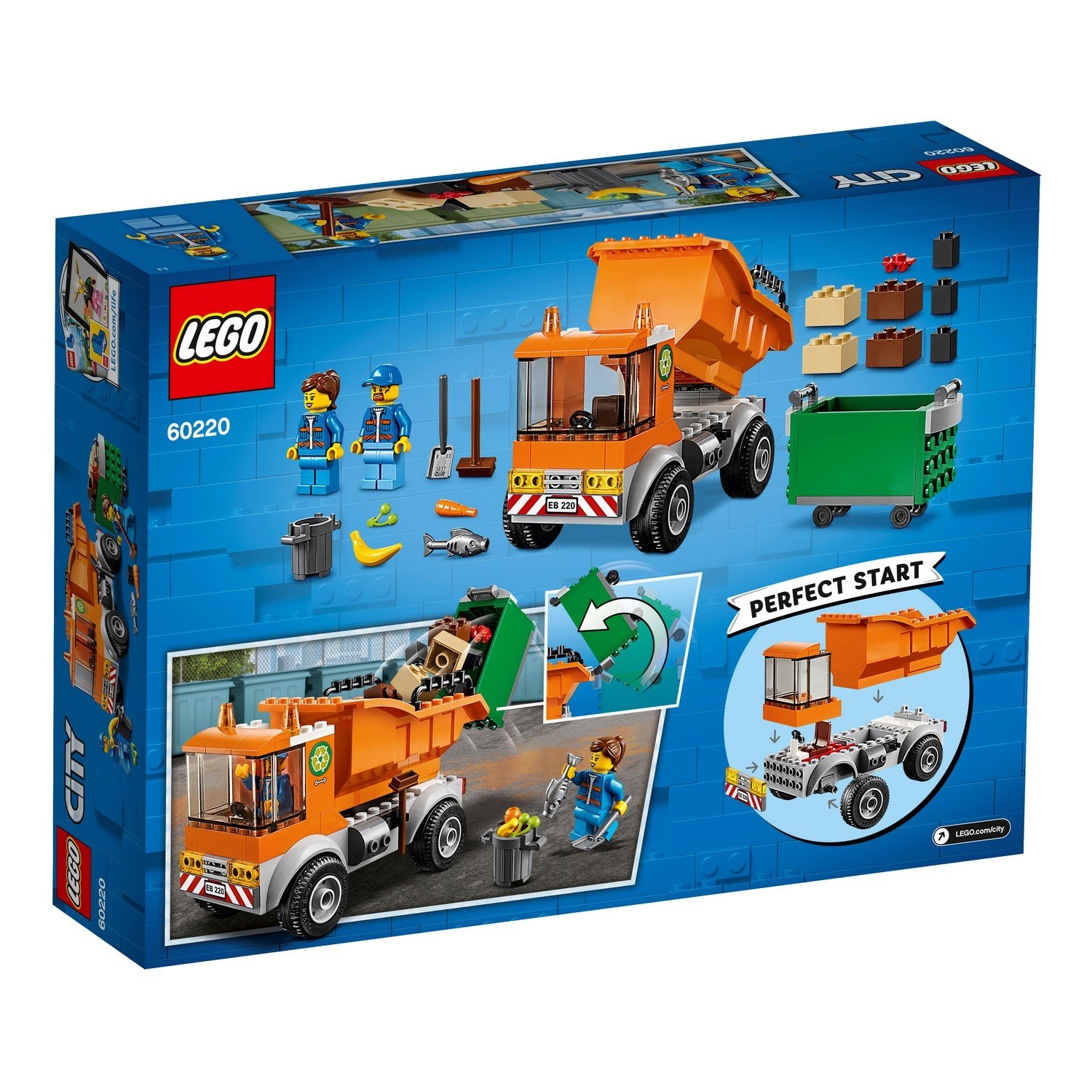 (絕版) 己停產 LEGO 60220 GARBAGE TRUCK