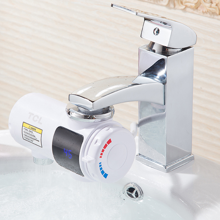 「熱水隨時隨用 方便到噴汁」自己識發熱既水龍頭