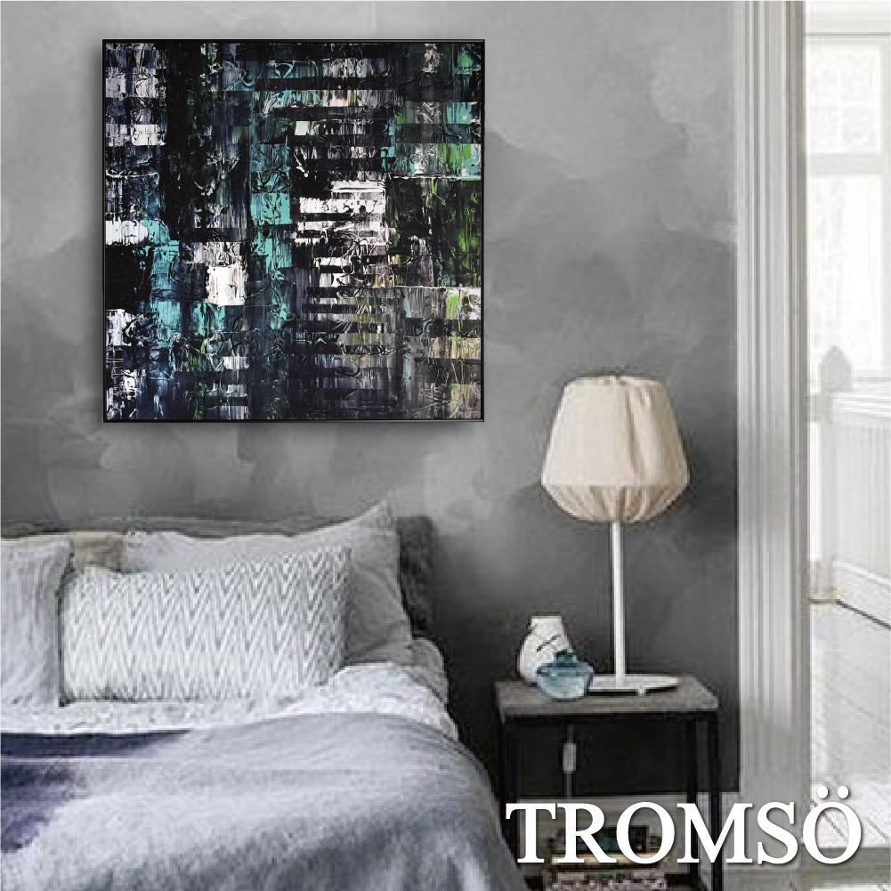 北歐生活版畫有框畫50x50-時代格調A WA80