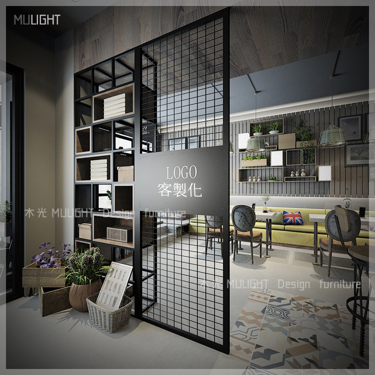 LOFT客製化LOGO鐵網屏風|可訂製
