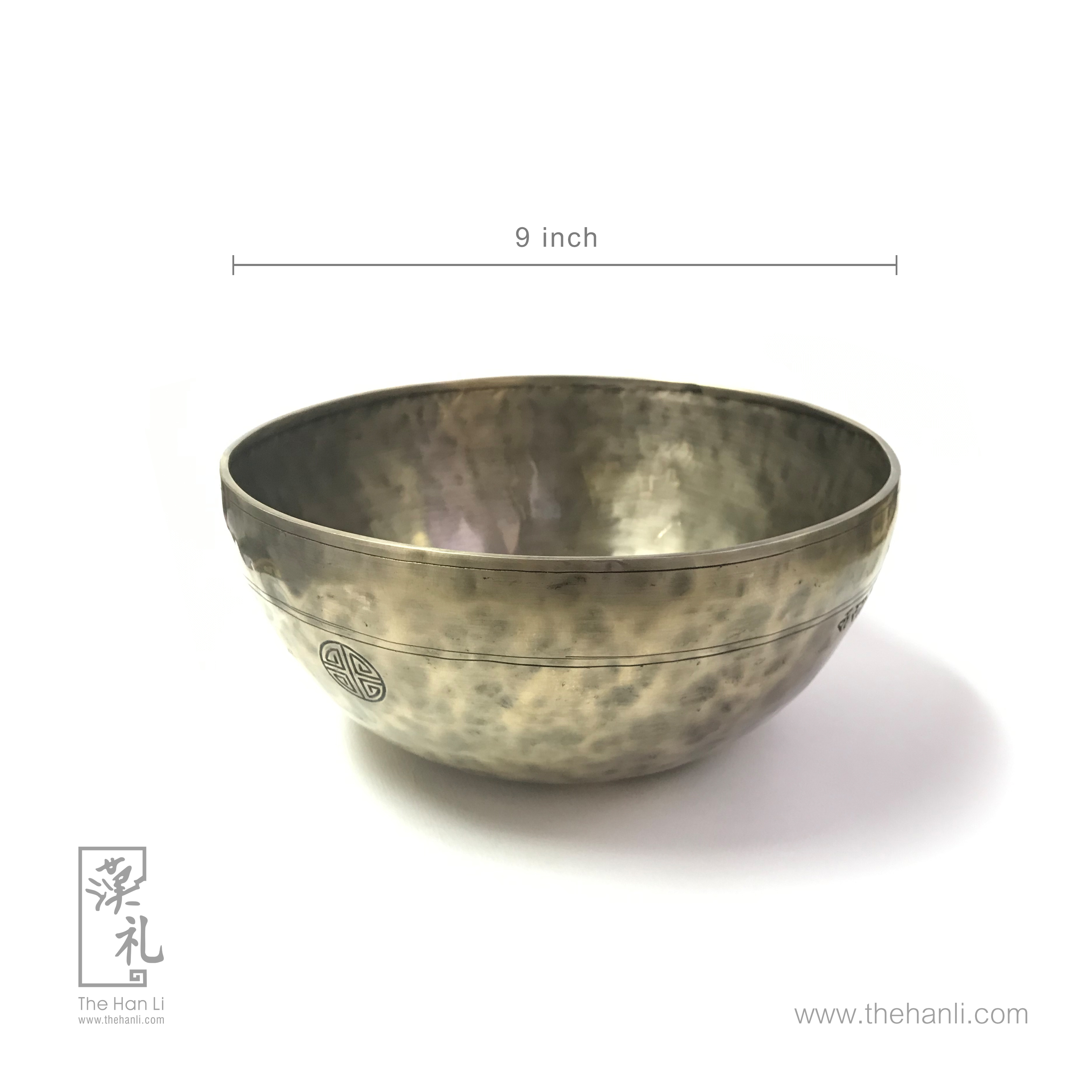 滿月尼泊爾手工頌缽 (9吋)
