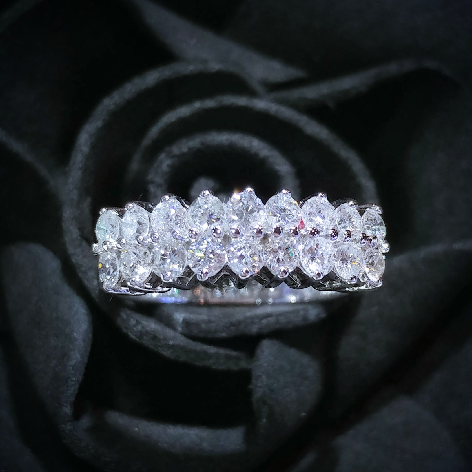 18K White Gold 0.95ct Diamond Ring