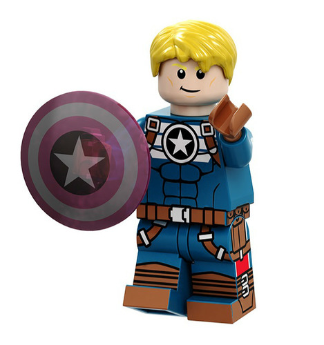 captain america lego guy