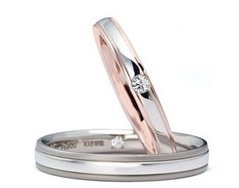 Twins Cupid - Virgin Road 鉑金 (Pt900)/ 18K 白金/ 14K 玫瑰金 結婚戒指