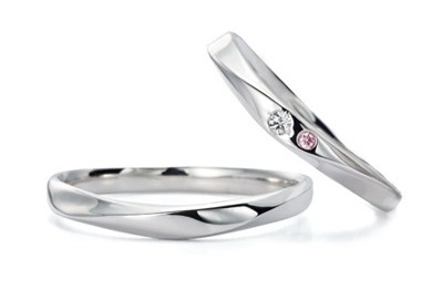 Twins Cupid - Bouquet Toss 鉑金 (Pt900) 結婚戒指