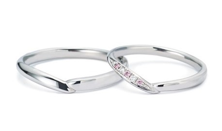 Twins Cupid - Fanfare 鉑金 (Pt900) 結婚戒指