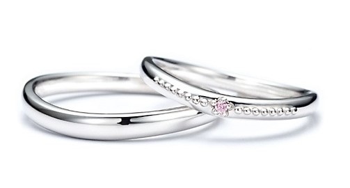 Twins Cupid - Flower Shower 鉑金 (Pt900) 結婚戒指