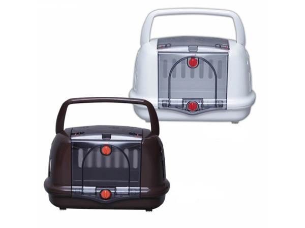 【IRIS】小型犬貓輕便提籃PHC-480 棕色/白色