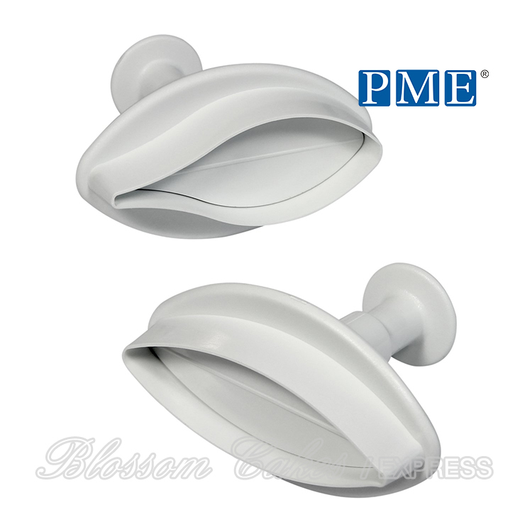 PME Veined Lily Plunger Cutters, Medium Size, Set of 2