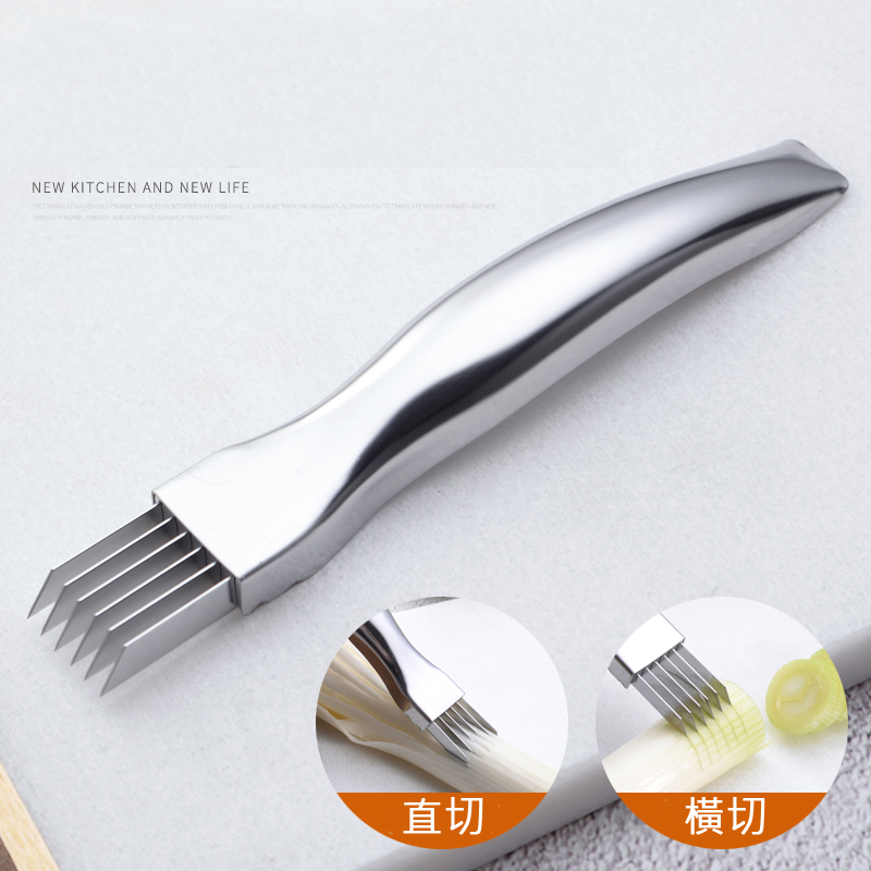 「不學無術 刀工系列」不鏽鋼刨絲蔥花刀