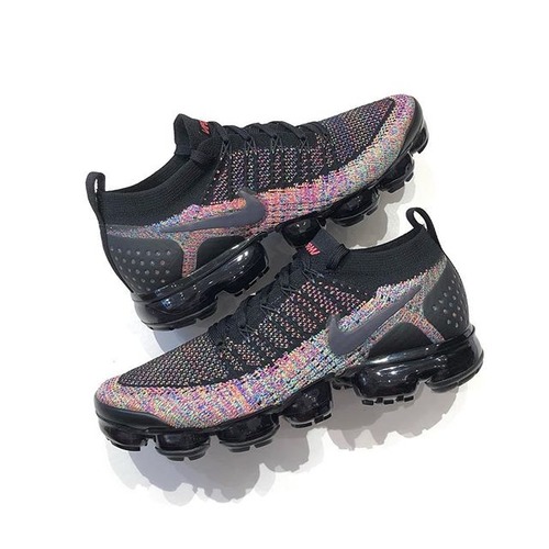 nike vapormax multicolor black