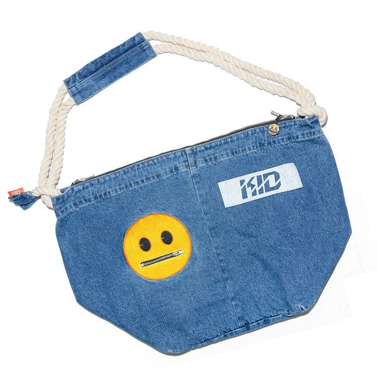 KID ® x emoji 牛仔肩背包