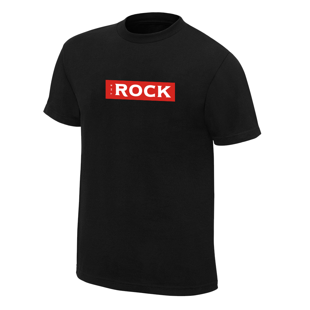 WWE The Rock Tshirt (T02黑)