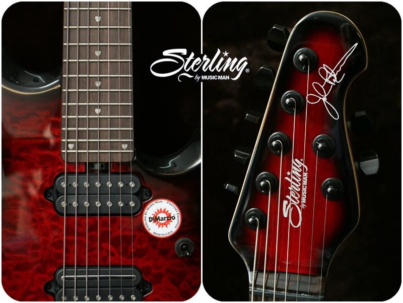 Sterling by Music man JP170D 簽名款7弦電吉他含原廠袋