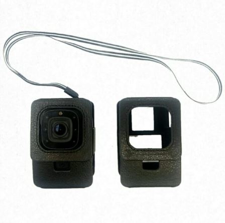 SJCAM A10專用皮套+防水掛繩 (加價購）