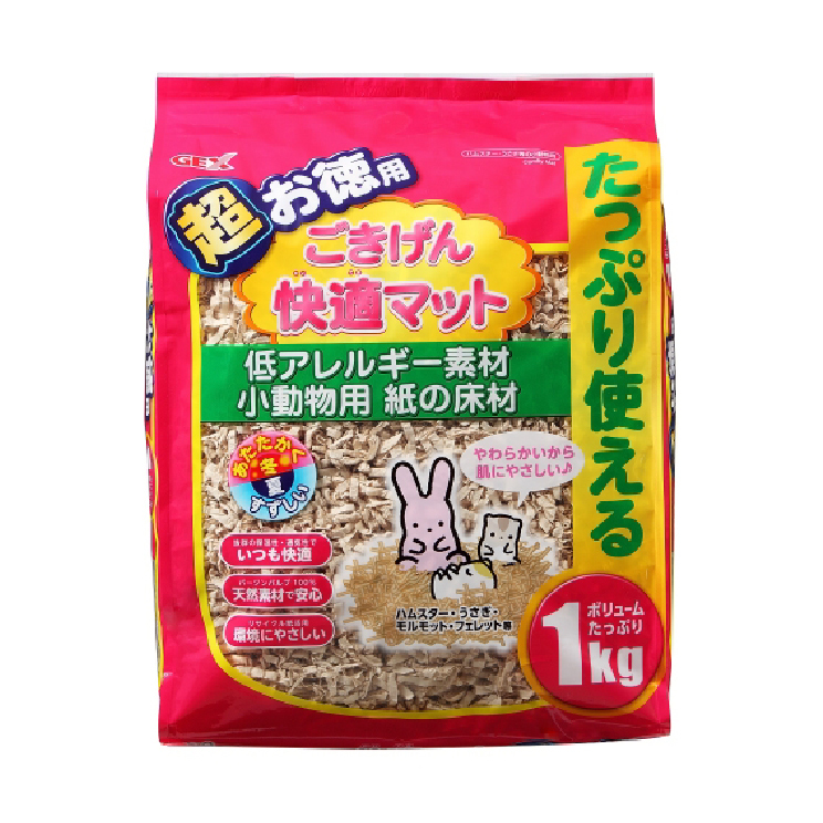 日本GEX- 小動物舒適紙墊料