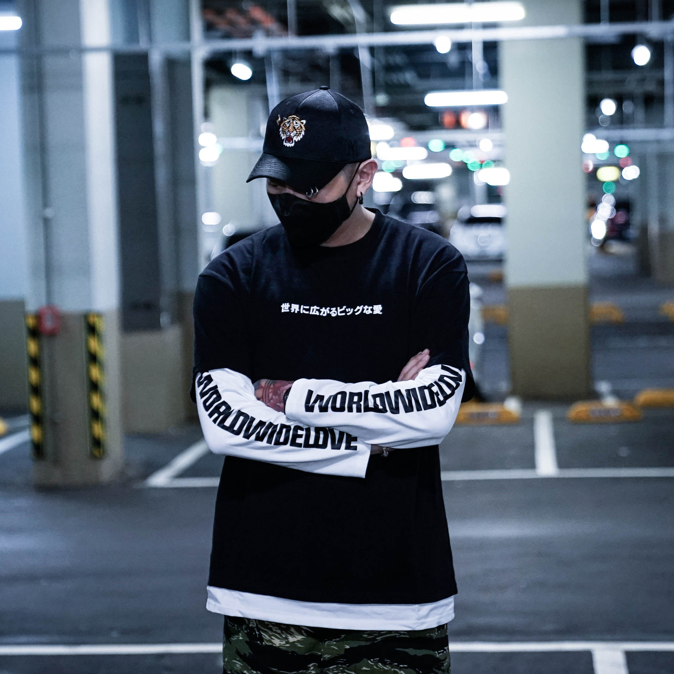 【 LAB.003 原創設計 WORLDWIDELOVE 世界愛 兩件長袖TEE 】