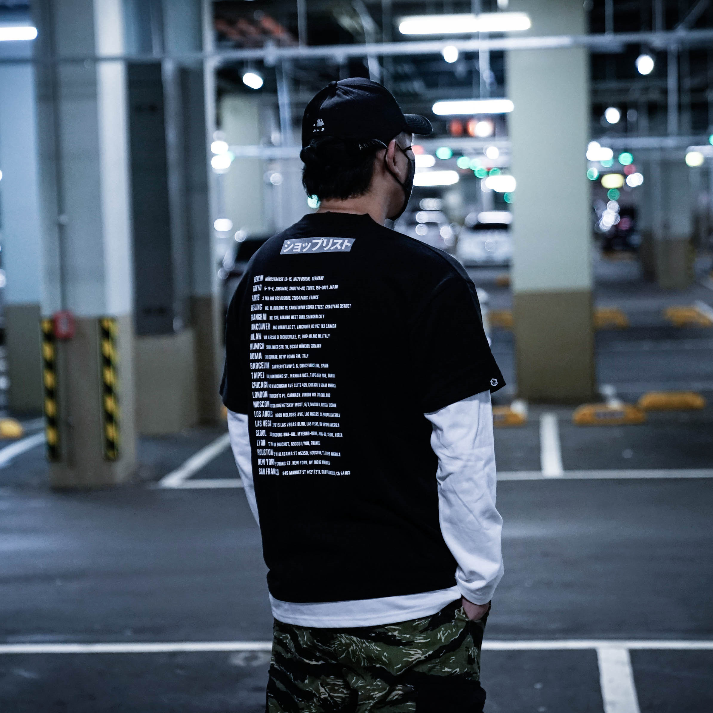 【 LAB.003 原創設計 藍血地圖 兩件長袖TEE 】