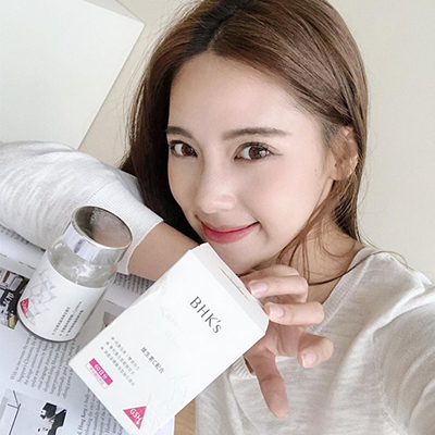 黃晴_Patricia：奢光錠讓皮膚變亮，晚上好入睡！