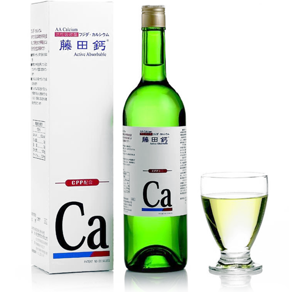 【送環保袋】AA 藤田鈣液劑 750ml/瓶 胺基酸螯合鈣【康富久久】