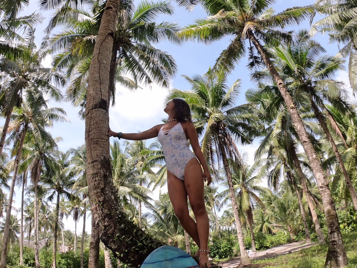 粉珊瑚薄襯復古連身衣