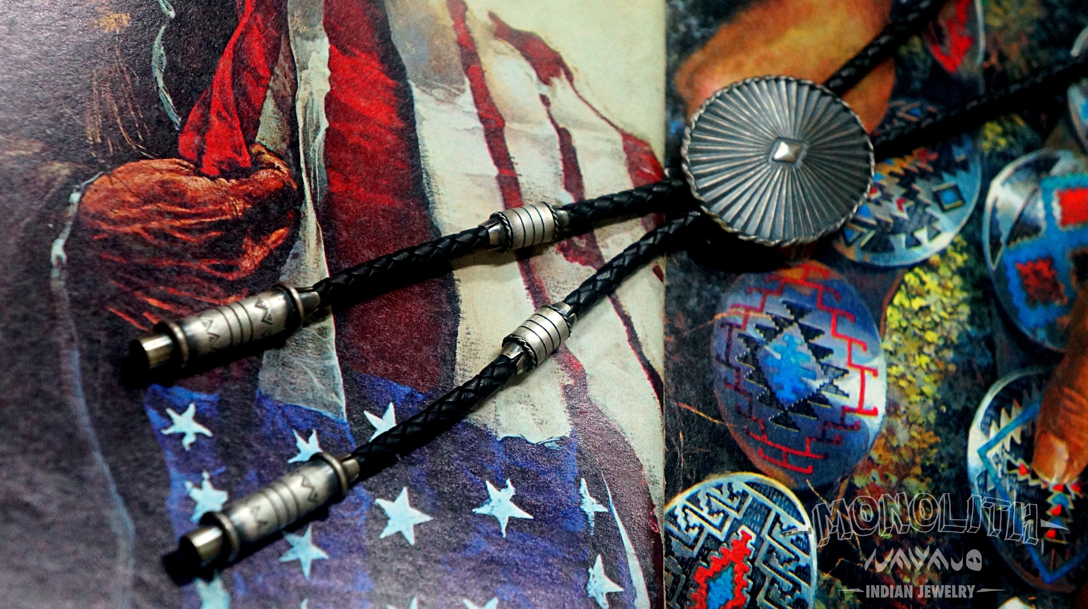 Sunburst  打印舊化 【 Bolo Tie 】