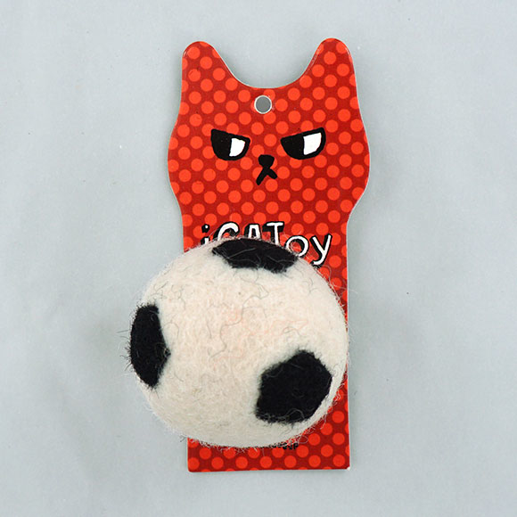 iCAT 足球毛氈玩具