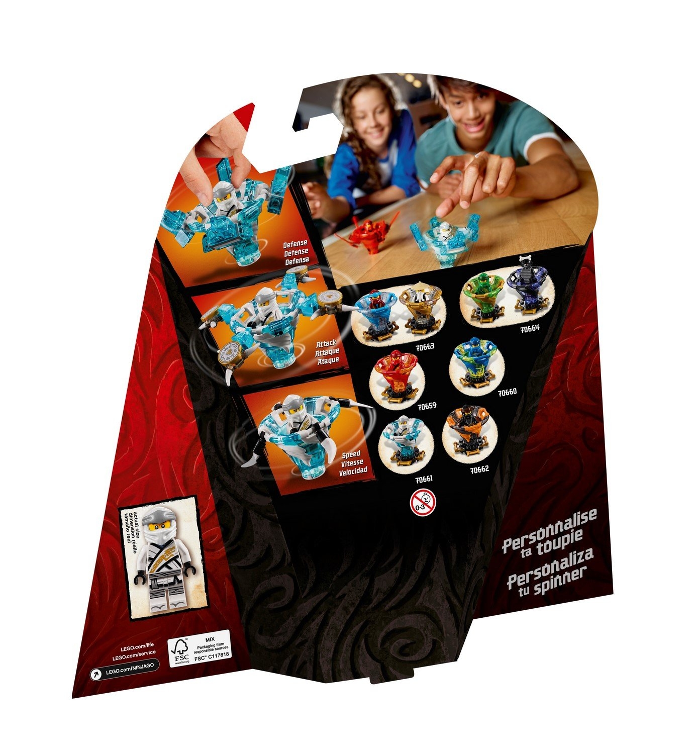 LEGO 70661 SPINJITZU ZANE