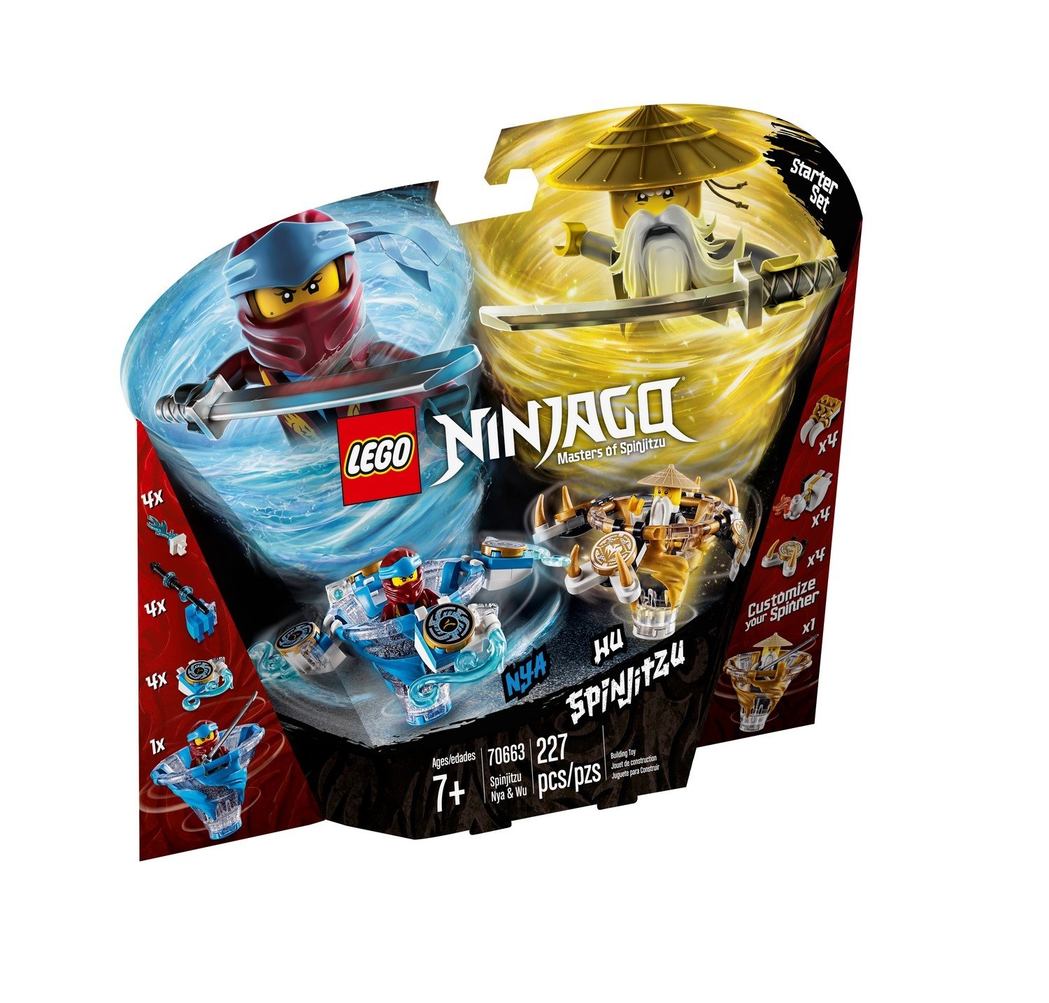 LEGO 70663 SPINJITZU NYA & WU