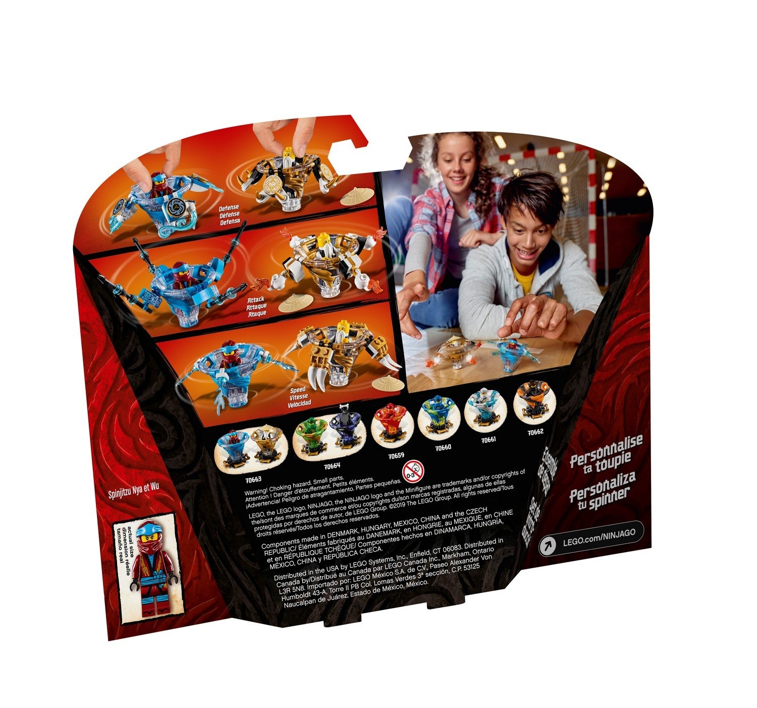 LEGO 70663 SPINJITZU NYA & WU