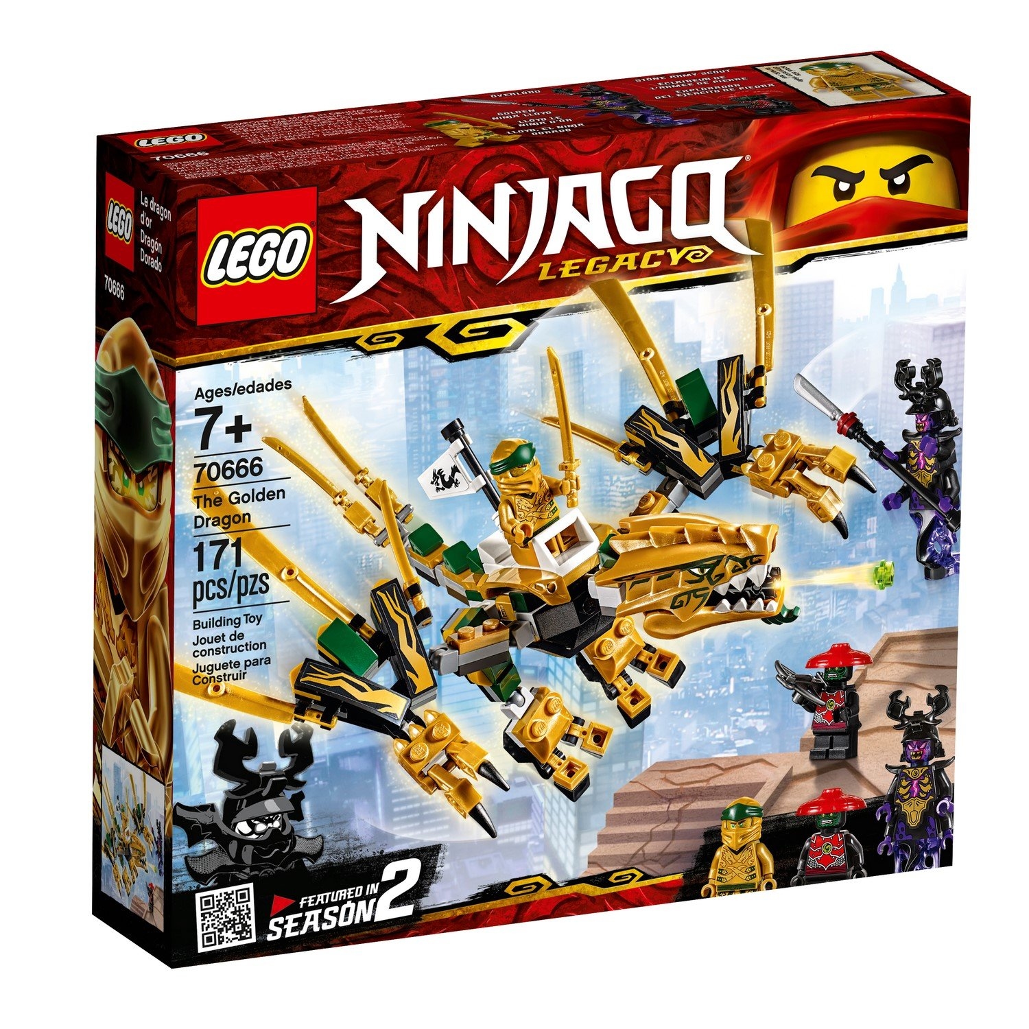 LEGO 70666 THE GOLDEN DRAGON