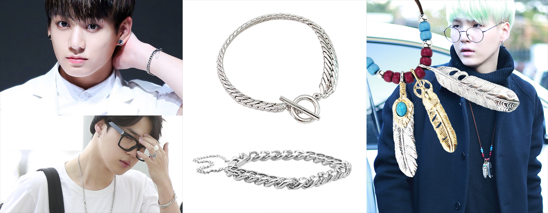 BTS耳環項鏈手環