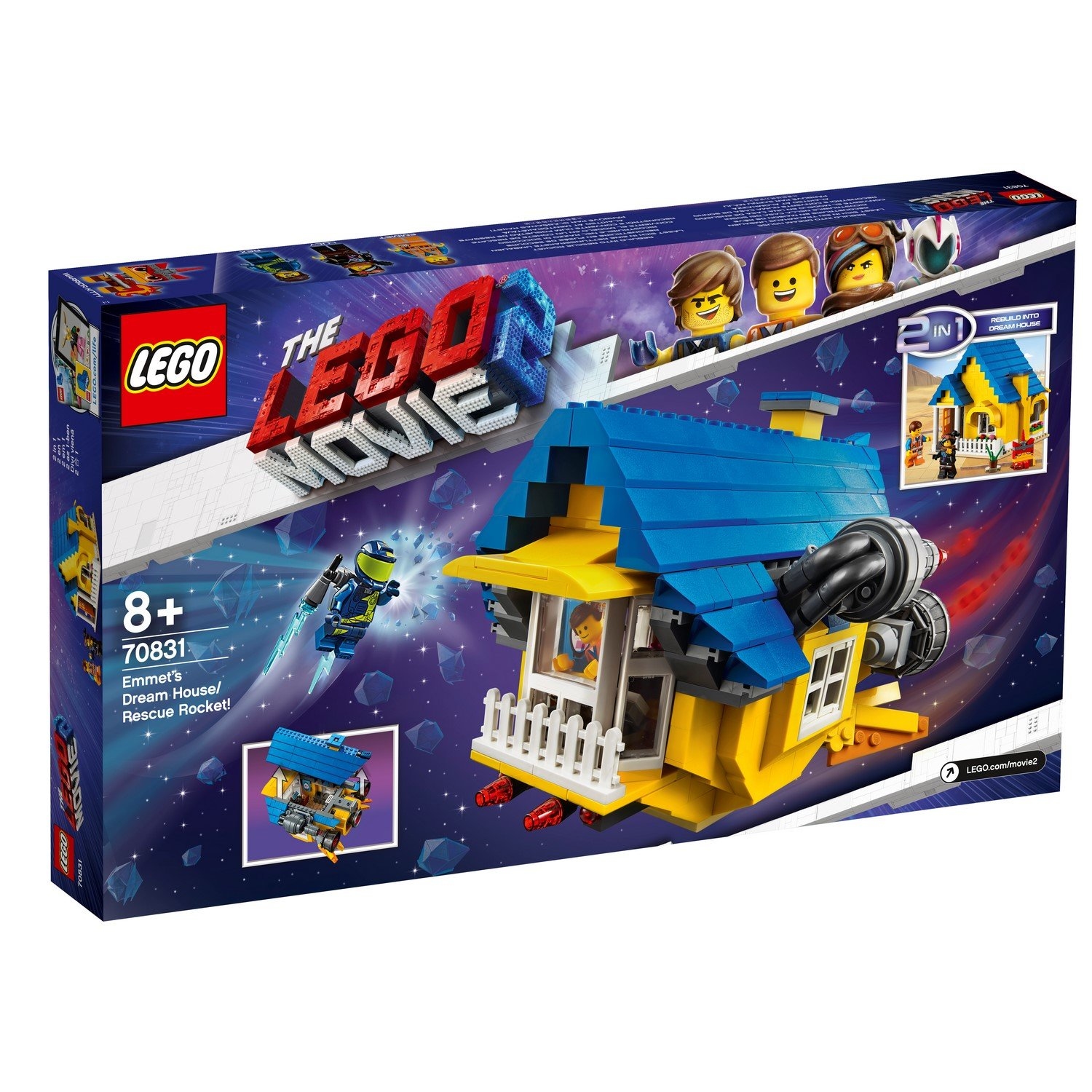 LEGO 70831 EMMET'S DREAM HOUSE/RESCUE ROCKET!