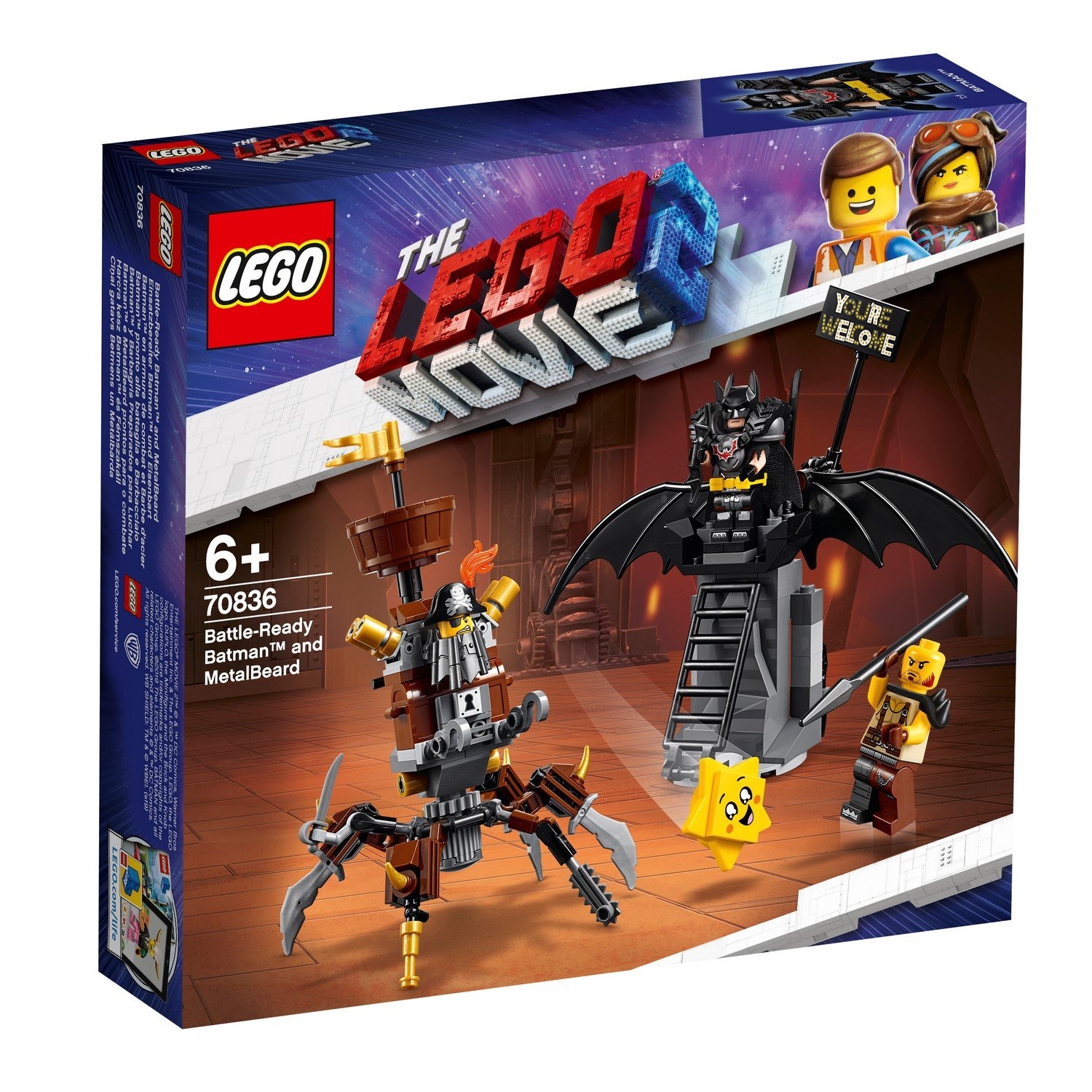 LEGO 70836 BATTLE-READY BATMAN™ AND METALBEARD