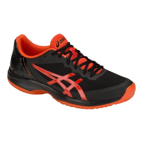 asics running shoes black and red