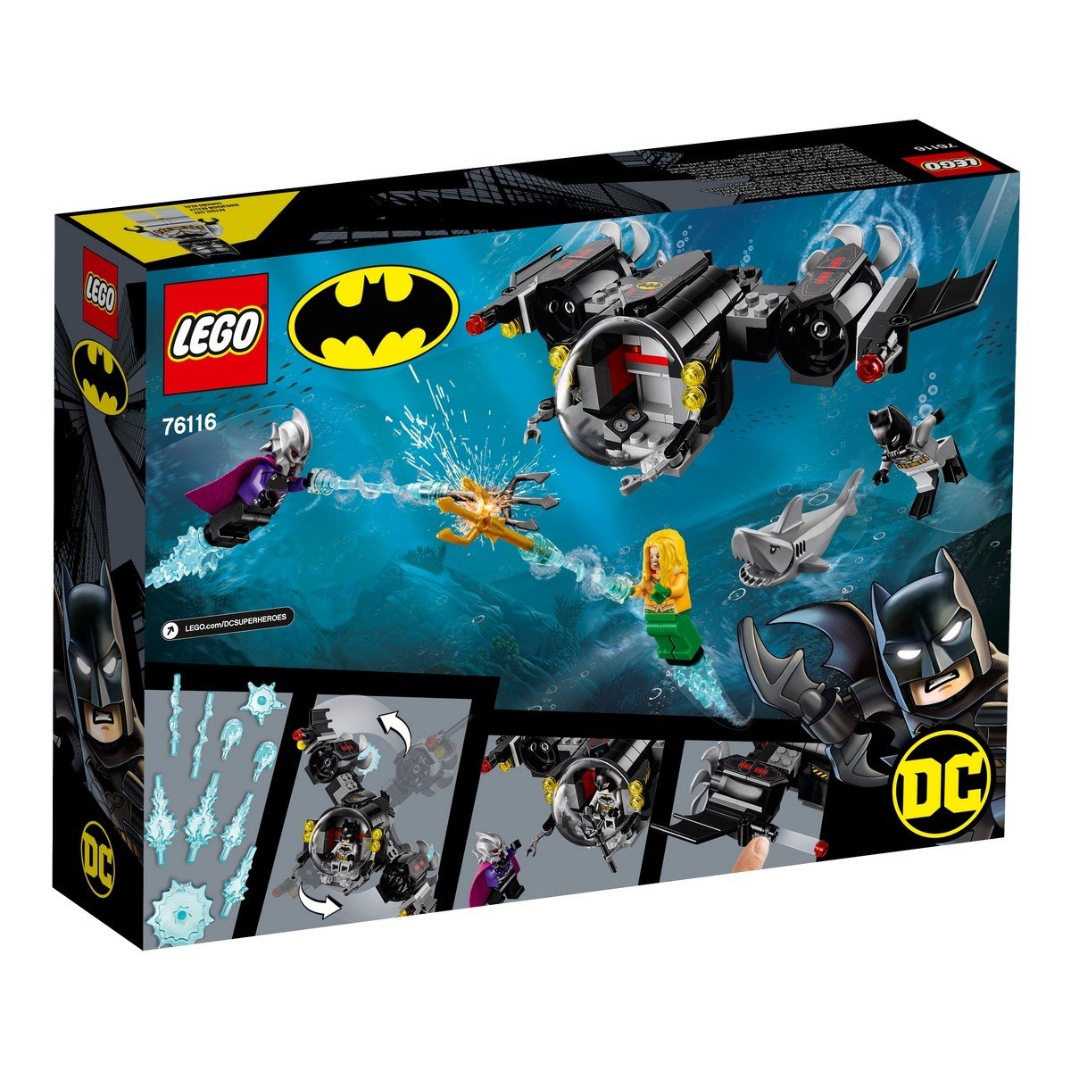 LEGO 76116 BATMAN™ BATSUB AND THE UNDERWATER CLASH