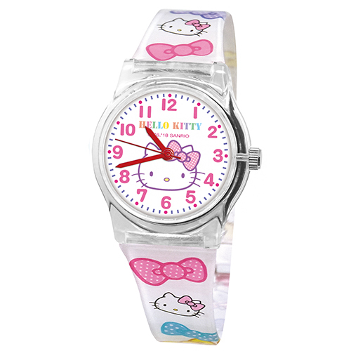 【三麗鷗】Hello Kitty凱蒂貓兒童卡通手錶 大/中 (34)