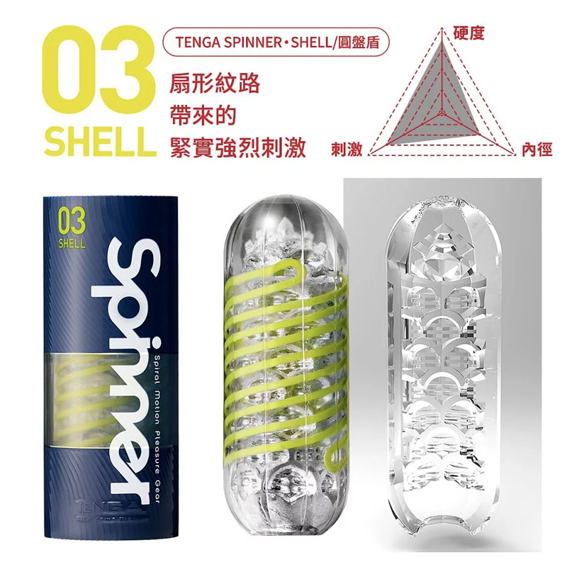 Tenga Spinner 03 SHELL 圓盤盾 飛機杯