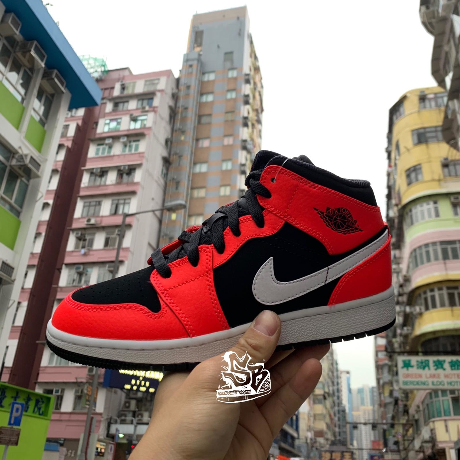Nike Air Jordan 1 Mid Black Infrared 554724-061 - A Beauty, Fashion and  Lifestyle