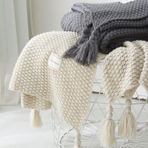 Modern Woven Farmhouse Throw