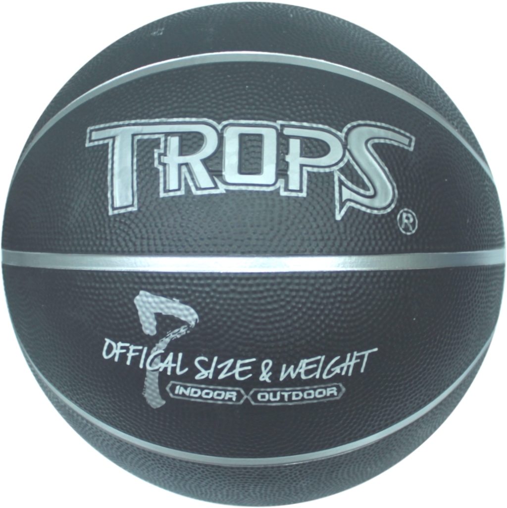 【成功體育】黑色金溝刻字籃球 40171-2