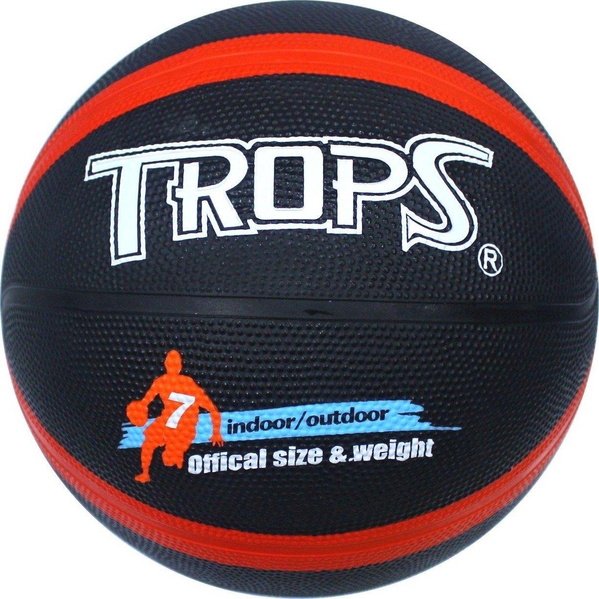 【成功體育】雙色十字刻字籃球 40179