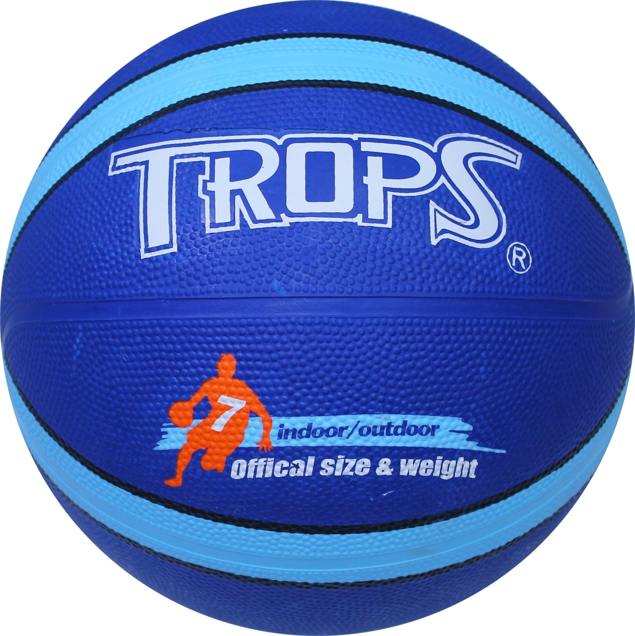 【成功體育】雙色十字刻字籃球 40179