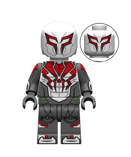 Custom Spider-Man 2099 Minifigs Minifigures Fit Lego